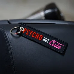 Psycho But Cute - Motorcycle Keychain^Moto Loot Hot