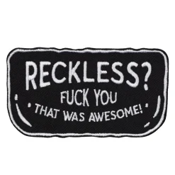 Reckless? - Motorcycle Patch^Moto Loot Best
