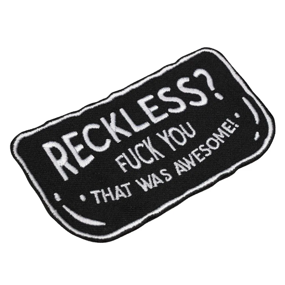 Reckless? - Motorcycle Patch^Moto Loot Best
