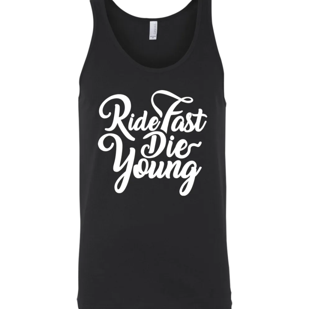 Ride Fast Die Young Tank Top^CustomCat