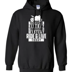 Ride & Live Today Hoodie^CustomCat New