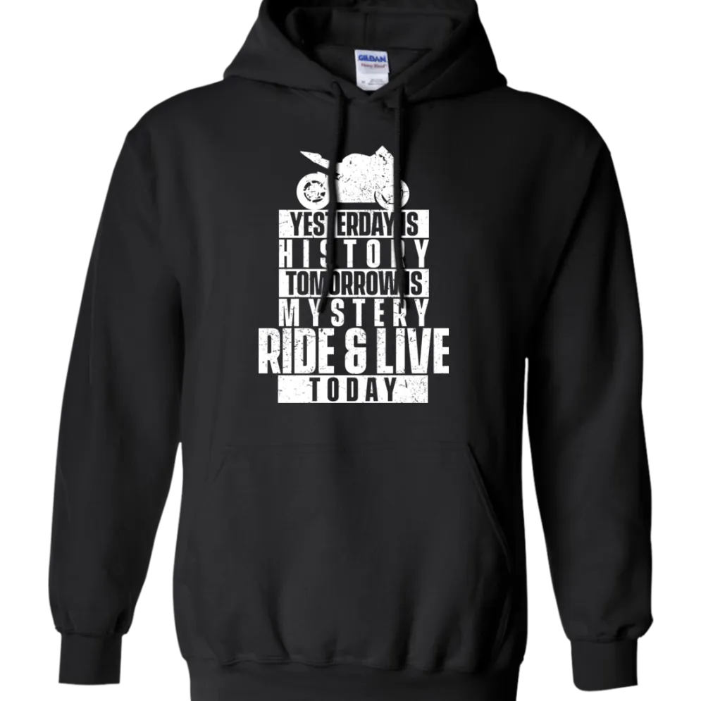 Ride & Live Today Hoodie^CustomCat New