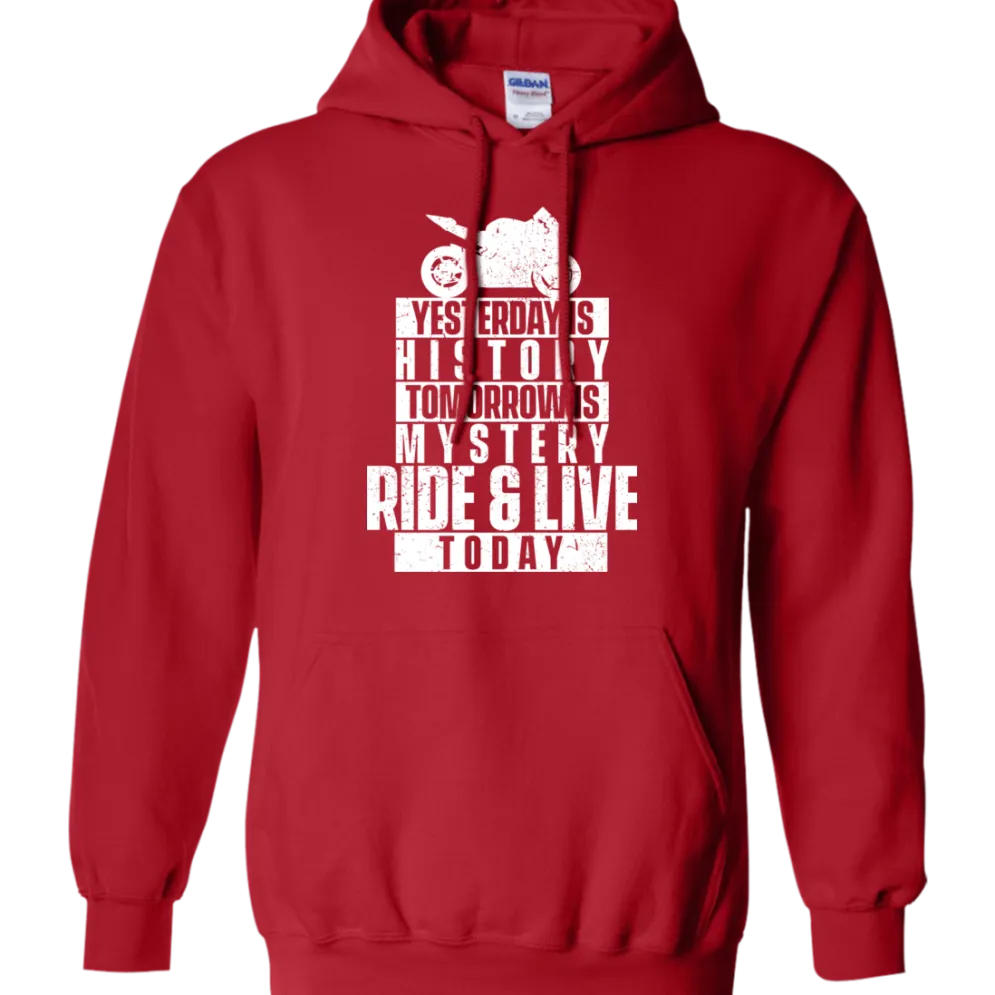 Ride & Live Today Hoodie^CustomCat New