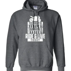 Ride & Live Today Hoodie^CustomCat New