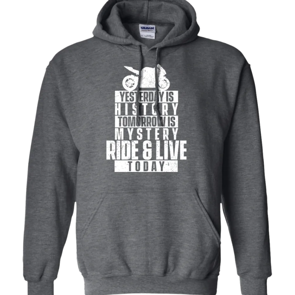 Ride & Live Today Hoodie^CustomCat New