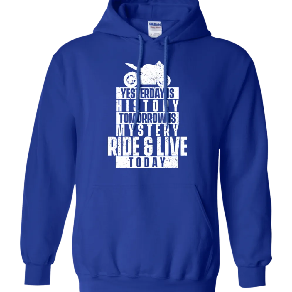 Ride & Live Today Hoodie^CustomCat New