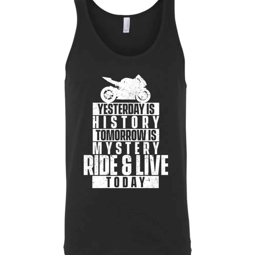 Ride & Live Today Tank Top^CustomCat Hot