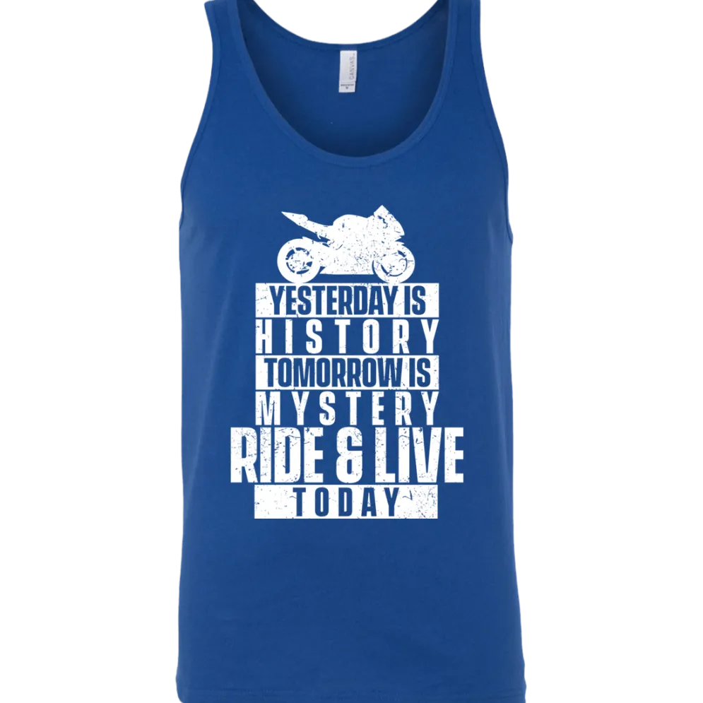 Ride & Live Today Tank Top^CustomCat Hot