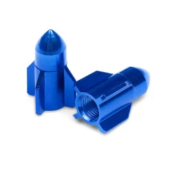 Rocket Blue - Motorcycle Valve Caps^Moto Loot Clearance
