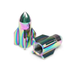 Rocket Oil Slick - Motorcycle Valve Caps^Moto Loot Sale