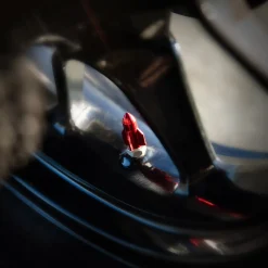 Rocket Red - Motorcycle Valve Caps^Moto Loot New