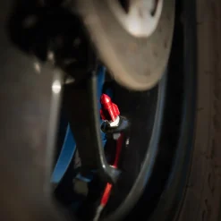 Rocket Red - Motorcycle Valve Caps^Moto Loot New