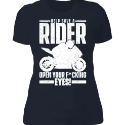 SAVE A RIDER LADIES T-SHIRT^CustomCat Discount