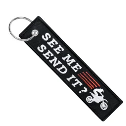 See Me Send It? - Dirt Bike Keychain^Moto Loot Clearance
