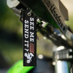 See Me Send It? - Dirt Bike Keychain^Moto Loot Clearance