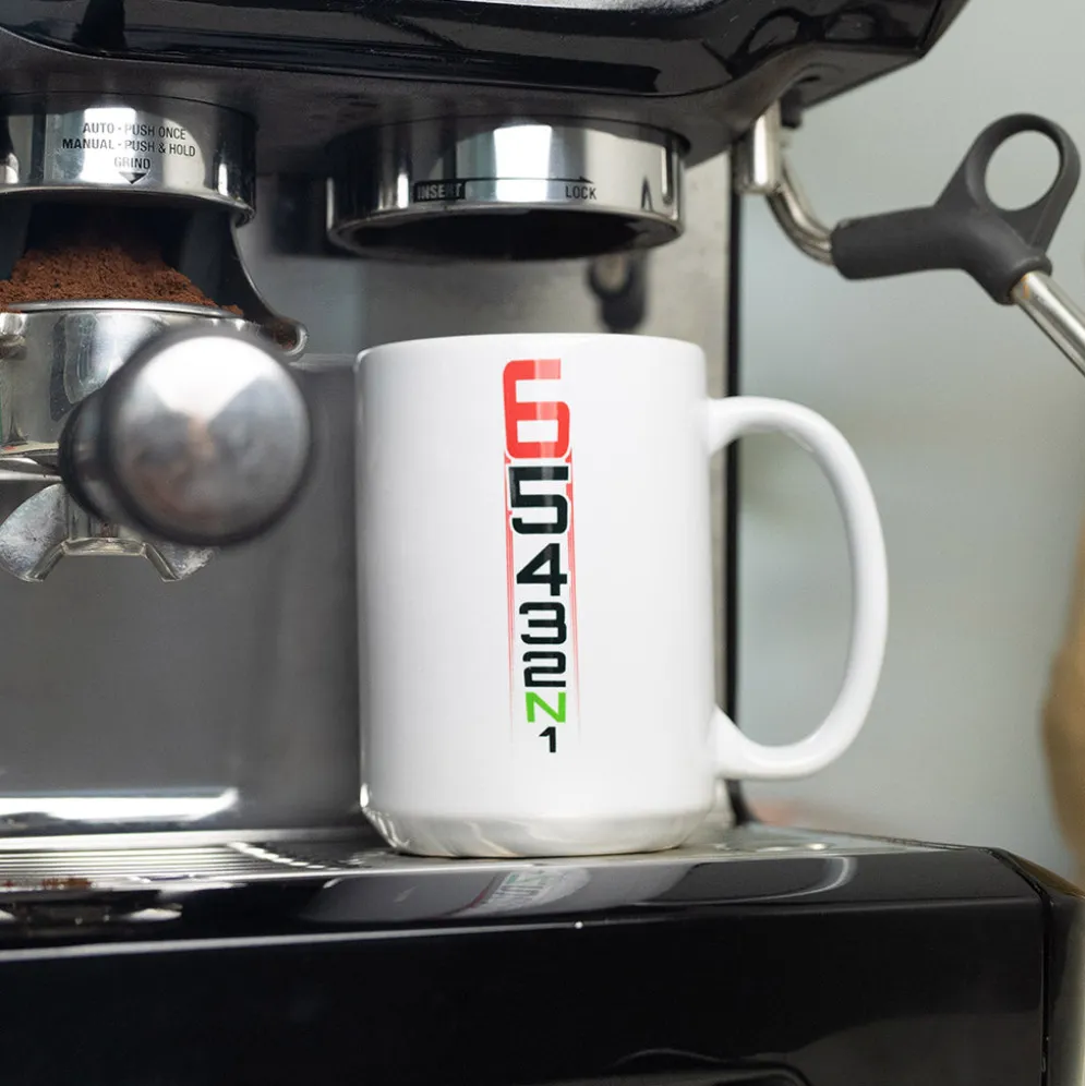 Shift Pattern - Motorcycle Mug^CustomCat Sale