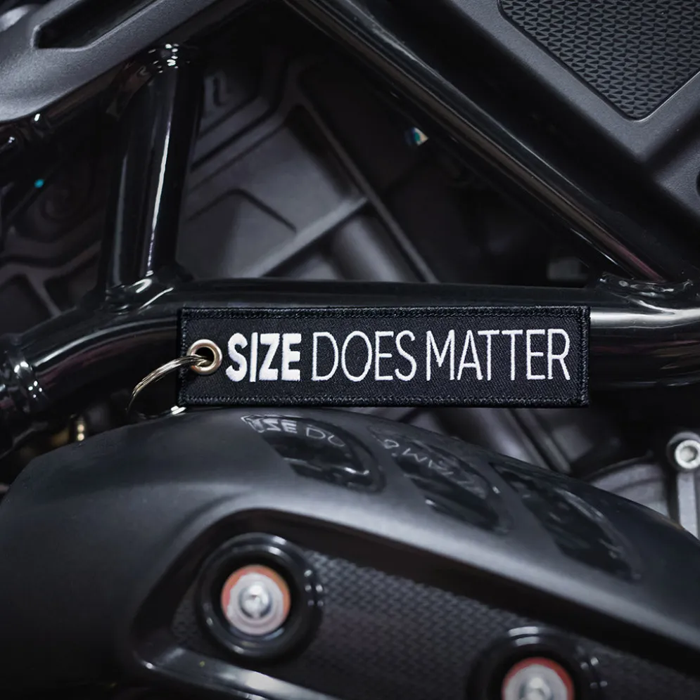 Size Does Matter - Motorcycle Keychain^Moto Loot Discount