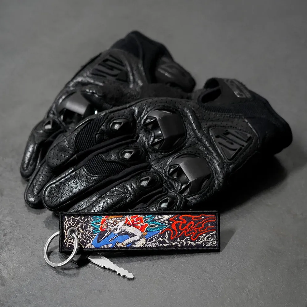 Skull Cap Rider - Motorcycle Keychain^Moto Loot Clearance