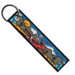 Skull Desert Rider - Motorcycle Keychain^Moto Loot Best