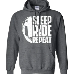 Sleep Ride Repeat Hoodie^CustomCat Best