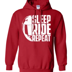 Sleep Ride Repeat Hoodie^CustomCat Best