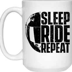 Sleep Ride Repeat - Motorcycle Mug^CustomCat Hot