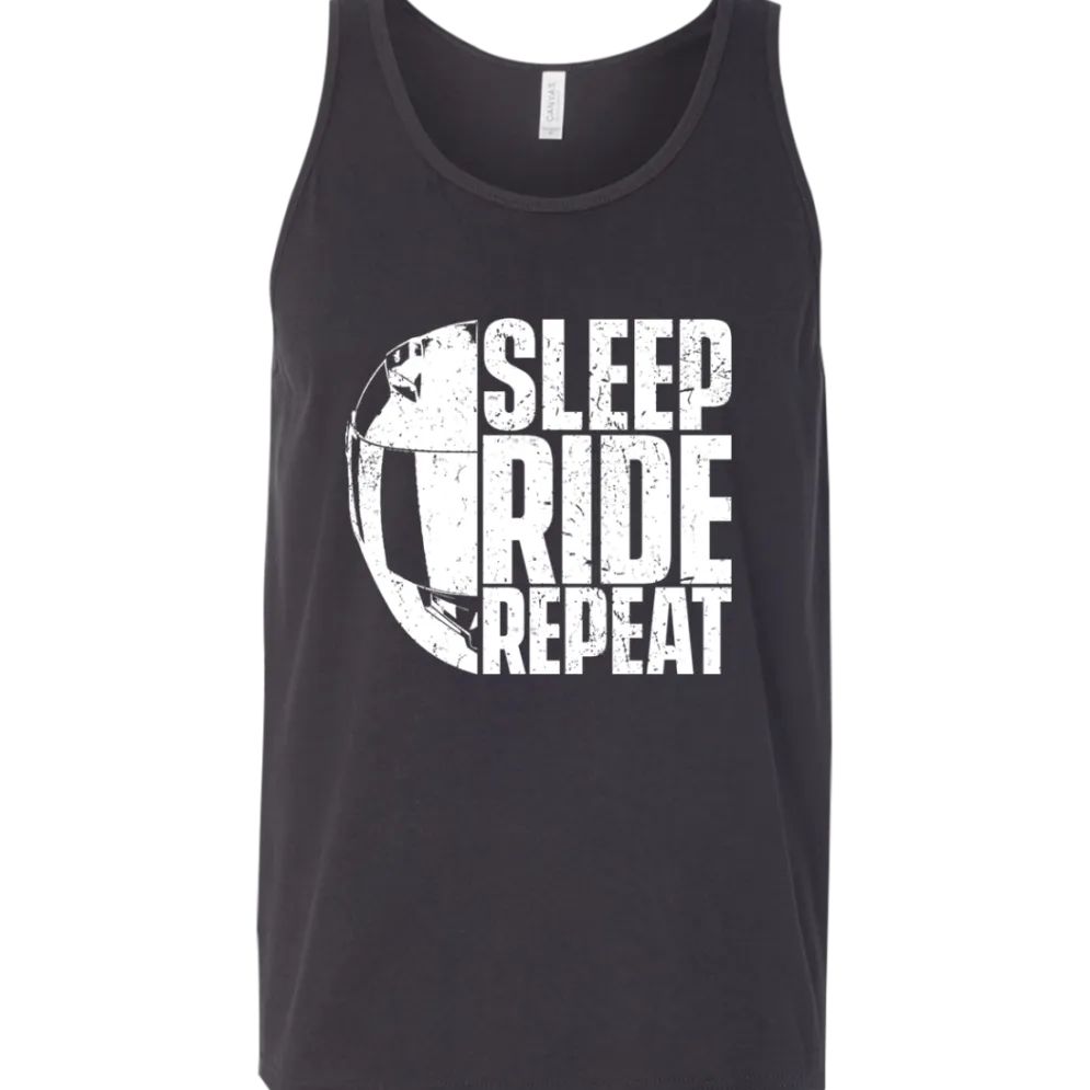 Sleep Ride Repeat Tank Top^CustomCat Outlet