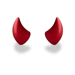 Small Horns Red - Motorcycle Helmet Accessory^Moto Loot Clearance