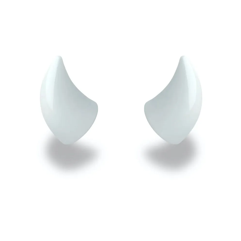 Small Horns White - Motorcycle Helmet Accessory^Moto Loot Hot