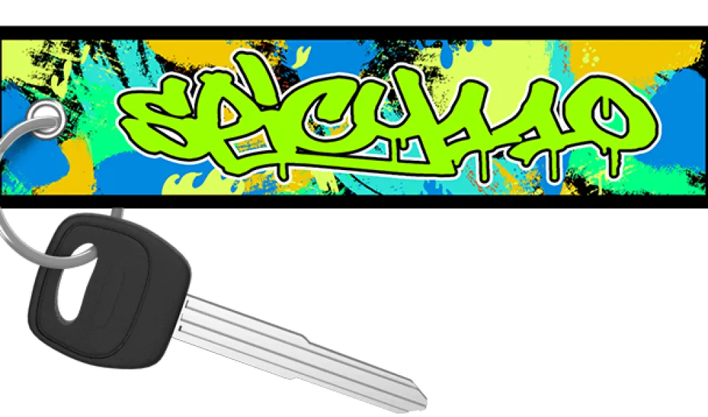 Spicy110 Graphitti - Motorcycle Keychain^Moto Loot Hot