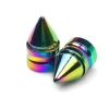 Spikes Oil Slick Finish - Motorcycle Valve Caps^Moto Loot Discount