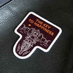 The Key To Happiness - Motorcycle Patch^Moto Loot