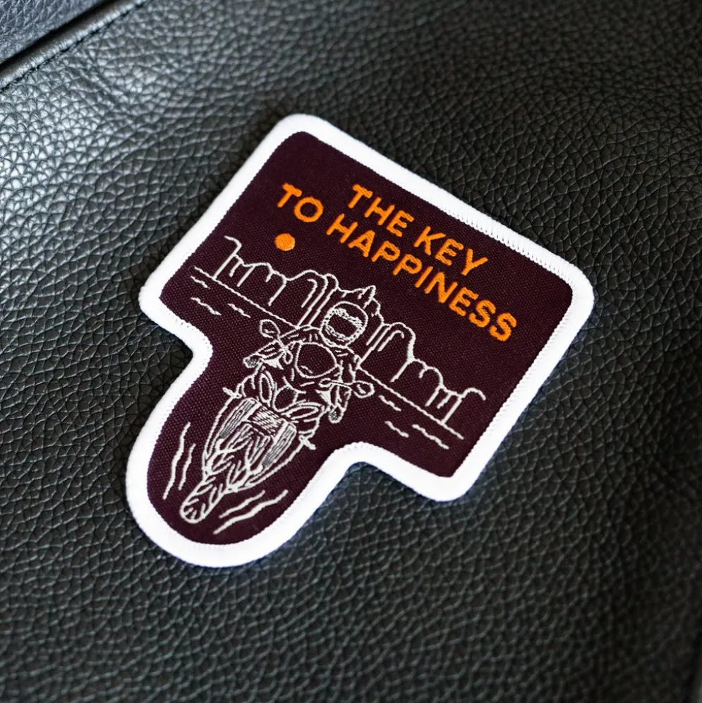 The Key To Happiness - Motorcycle Patch^Moto Loot