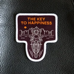 The Key To Happiness - Motorcycle Patch^Moto Loot