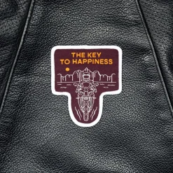 The Key To Happiness - Motorcycle Patch^Moto Loot