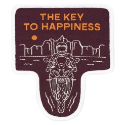 The Key To Happiness - Motorcycle Patch^Moto Loot