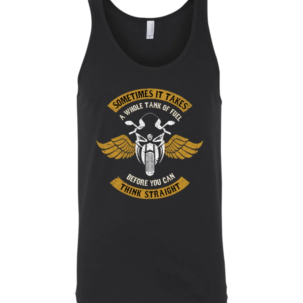 Think Straight Tank Top^CustomCat Sale