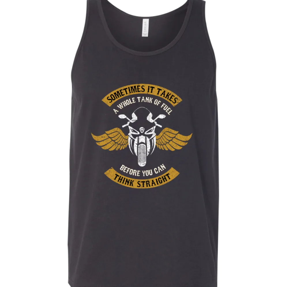 Think Straight Tank Top^CustomCat Sale