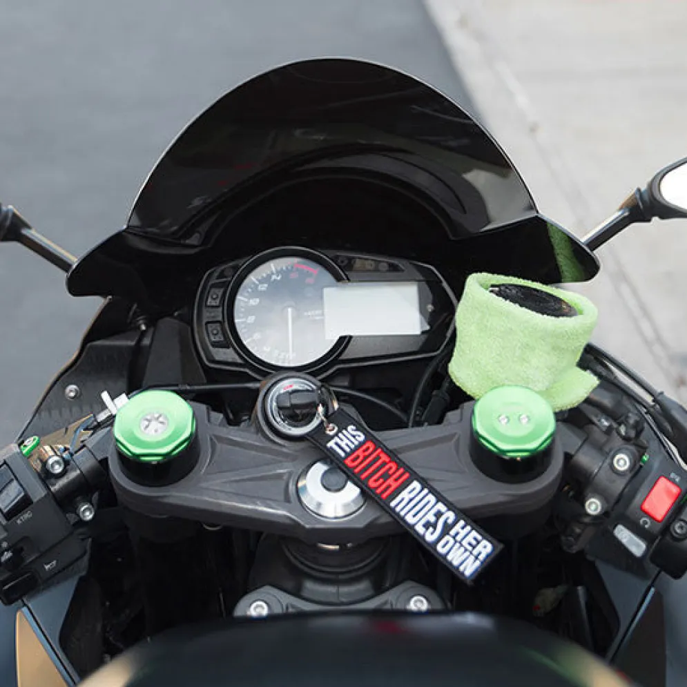 This Bitch Rides Her Own - Motorcycle Keychain^Moto Loot New