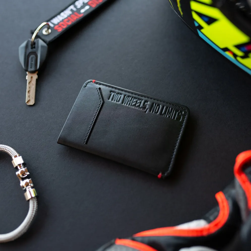 Two Wheels, No Limits - Slim Motorcycle Wallet^Moto Loot Sale