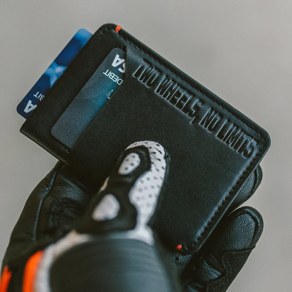 Two Wheels, No Limits - Slim Motorcycle Wallet^Moto Loot Sale