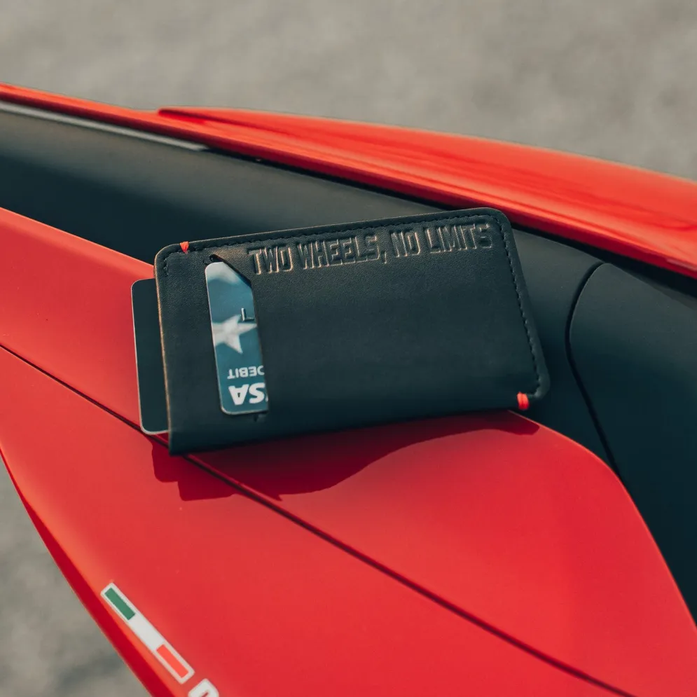 Two Wheels, No Limits - Slim Motorcycle Wallet^Moto Loot Sale