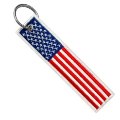 United States Of America Flag - Motorcycle Keychain^Moto Loot New