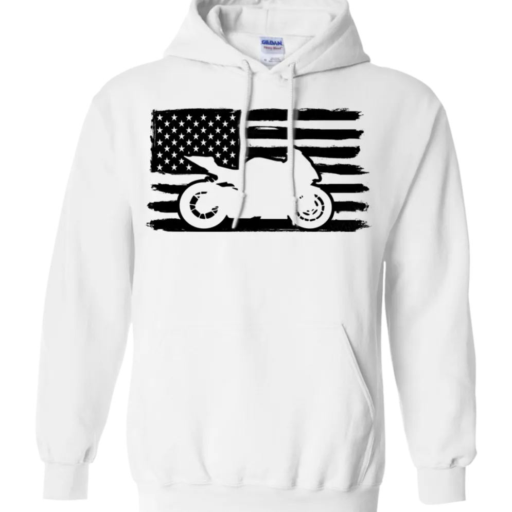 US Sportbike Rider Hoodie^CustomCat Hot