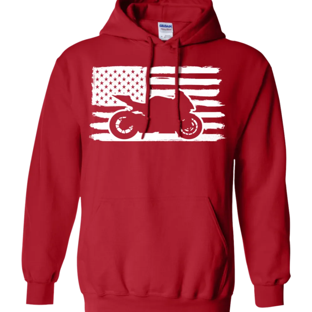 US Sportbike Rider Hoodie^CustomCat Hot