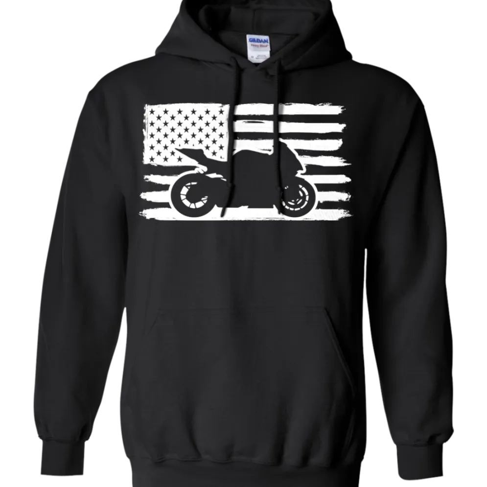 US Sportbike Rider Hoodie^CustomCat Hot