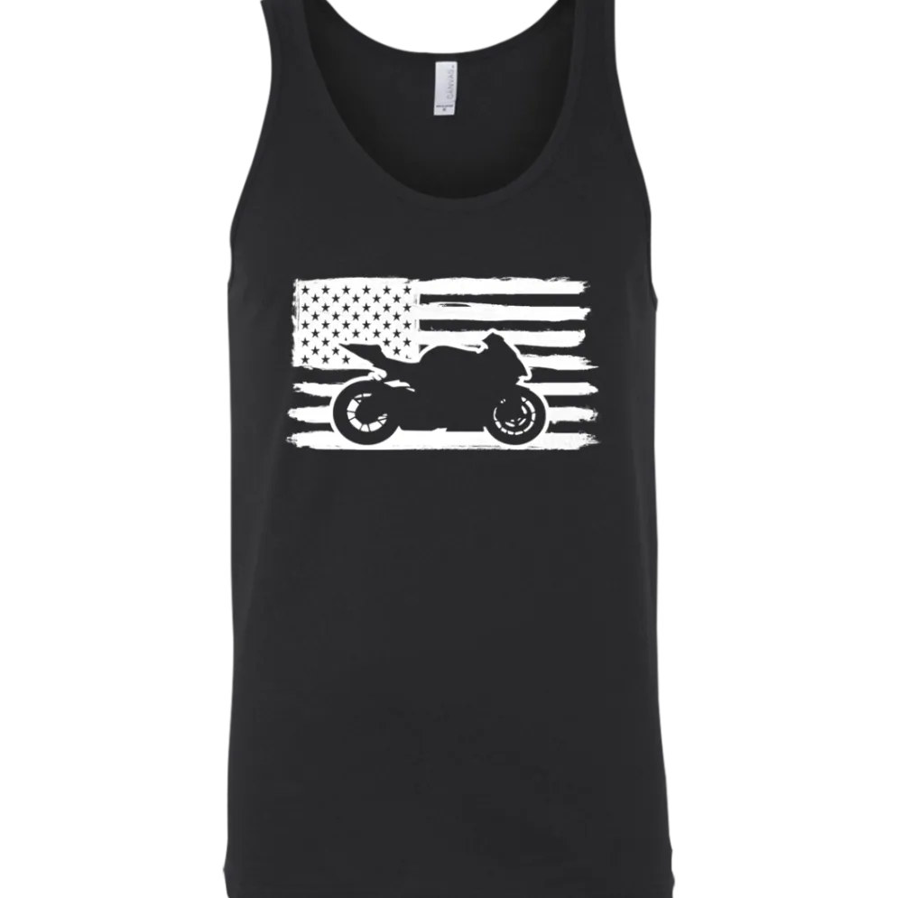 US Sportbike Rider Tank Top^CustomCat Outlet