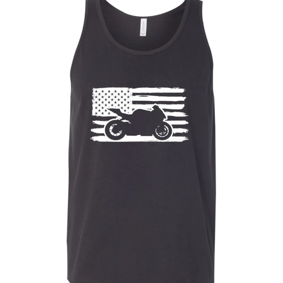 US Sportbike Rider Tank Top^CustomCat Outlet