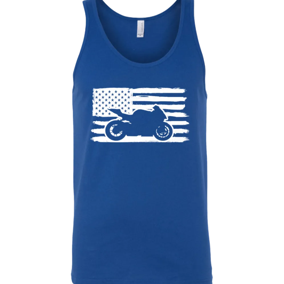 US Sportbike Rider Tank Top^CustomCat Outlet