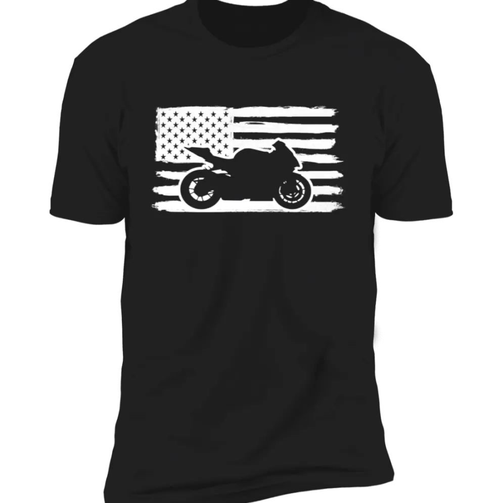 US SPORTBIKE RIDER T-SHIRT^CustomCat Hot